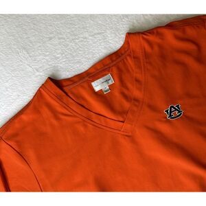 NEW Auburn University Tigers LARGE Cutter/Buck ORANGE WeatherTec Pullover Jacket